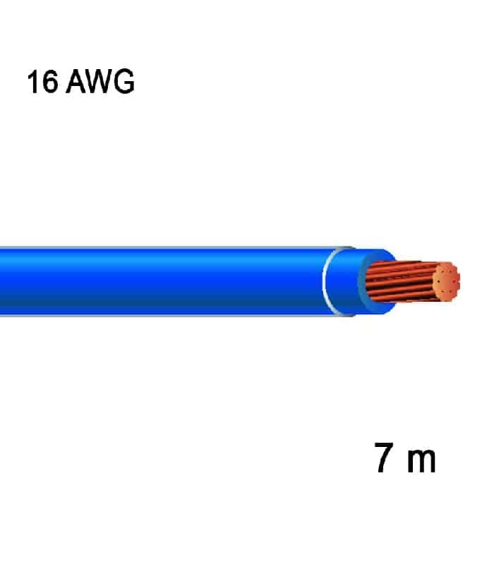 RedLink Fil en cuivre multibrin - 1C/16 AWG - Bleu - 7 m