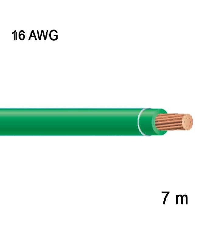 RedLink Stranded Copper Wire - 1C/16 AWG - Green - 7 m