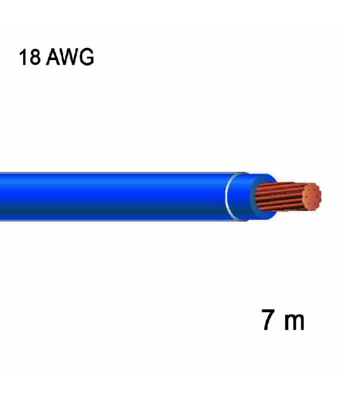 RedLink Fil en cuivre multibrin - 1C/18 AWG - Bleu - 7 m