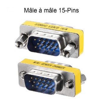 RedLink Coupleur VGA 15-pins mâle à mâle