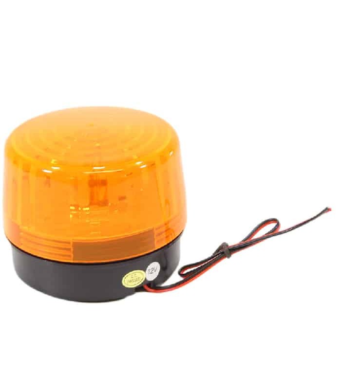 RedTools  LED Strobe Light - IP67 - 12 V - Orange