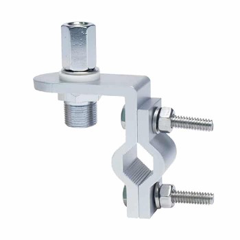 Roadpro Support d'antenne CB vertical à double rainure avec goujon SO-239 pour rétroviseur