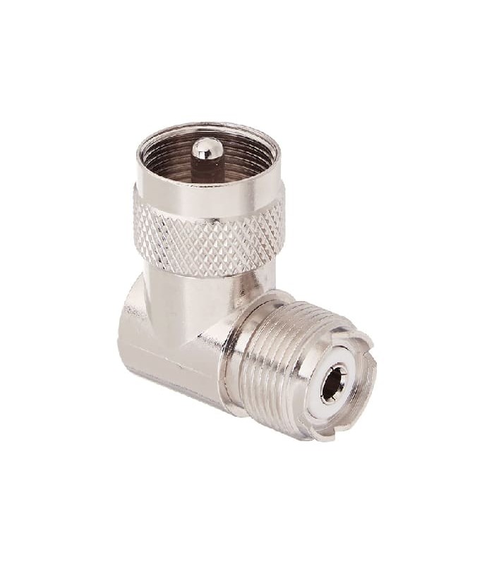 Roadpro Right Angle PL-259 Male to SO-239 Female Adapter