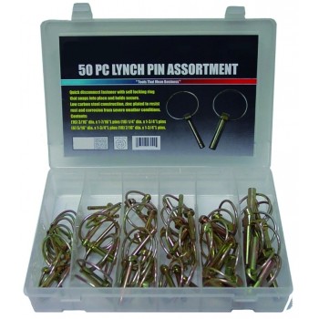 Rodac RDXL16244 - Lynch Pin Assortment - 50 Pieces