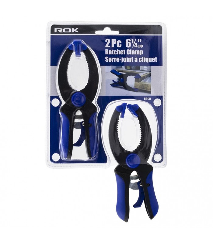 ROK 2 PC 6-1/4 in Ratcheting Clamp