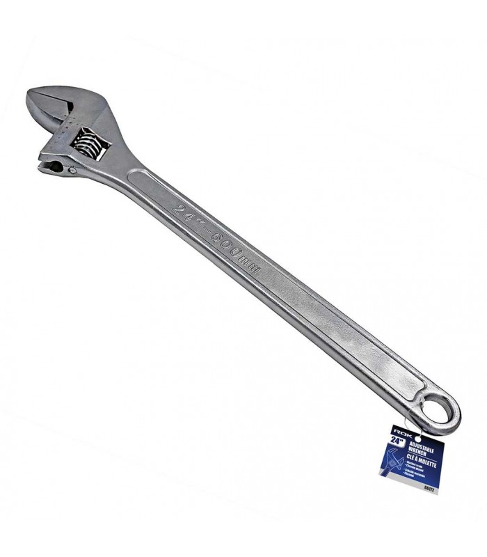 ROK 24 in. Adjustable Wrench Forge Steel