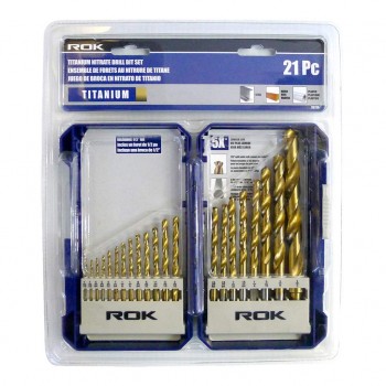 ROK Set of 21 Titanium Drill Bit