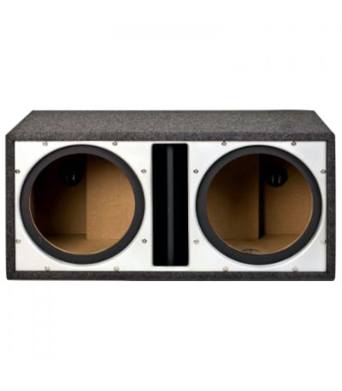 SBL Dual 10 in. Vented Silver Panel subwoofer box