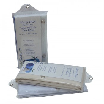 Rideau de douche Robuste 70n x 72in - Transparent