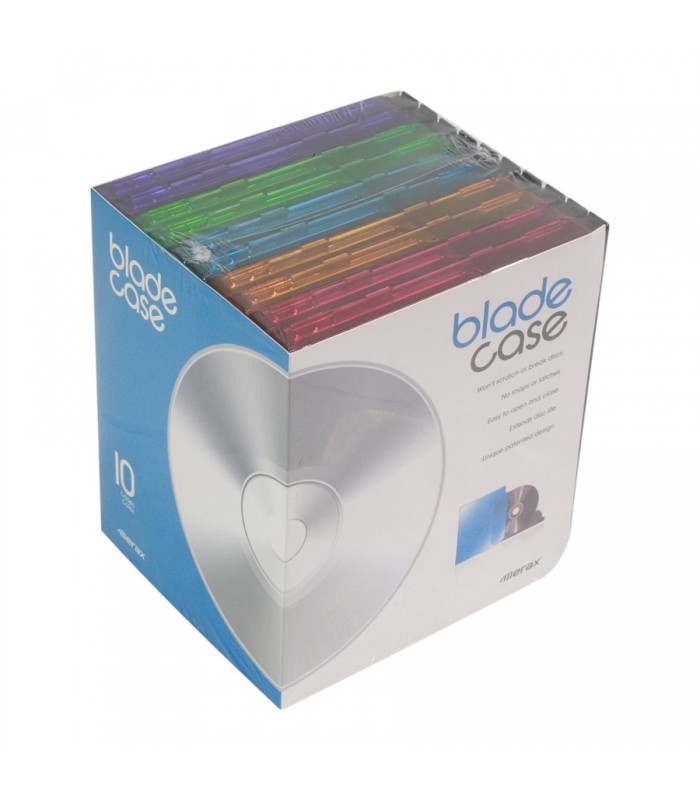 Side Loading Storage Case for CD/DVD (Colors) – 10 pcs