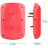 Philips 6-Outlet Extender Surge Protector, Wall Tap, 900 Joules - Coral