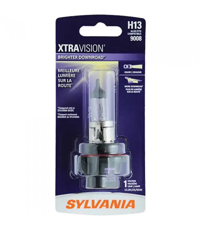 Sylvania H13 XtraVision Headlight Bulb - Single Pack