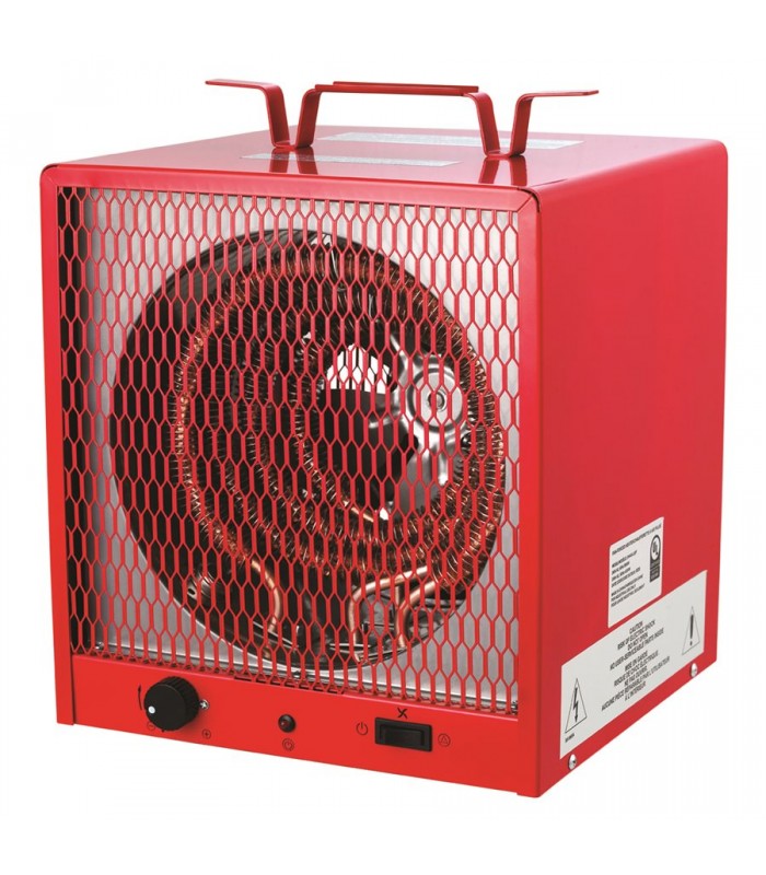 Tootech Metal Construction Heater Enclosed Motor 5600W 240V 60Hz Red