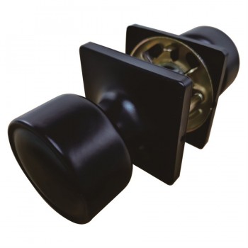 Tough Guard Door Lock Hallway Knob Cove Matte Black