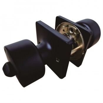 Tough Guard Bouton de serrure de porte Entry Cove Noir Mat