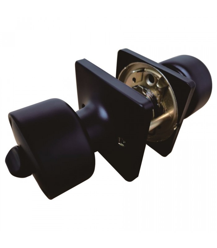 Tough Guard Door Lock Knob Entry Cove Flat Black