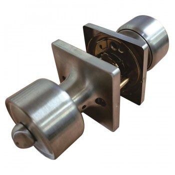 Tough Guard Bouton de serrure de porte Entry Cove Nickel satiné