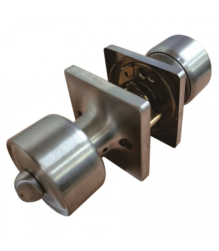 Tough Guard Door Lock Knob Entry Cove Satin Nickel