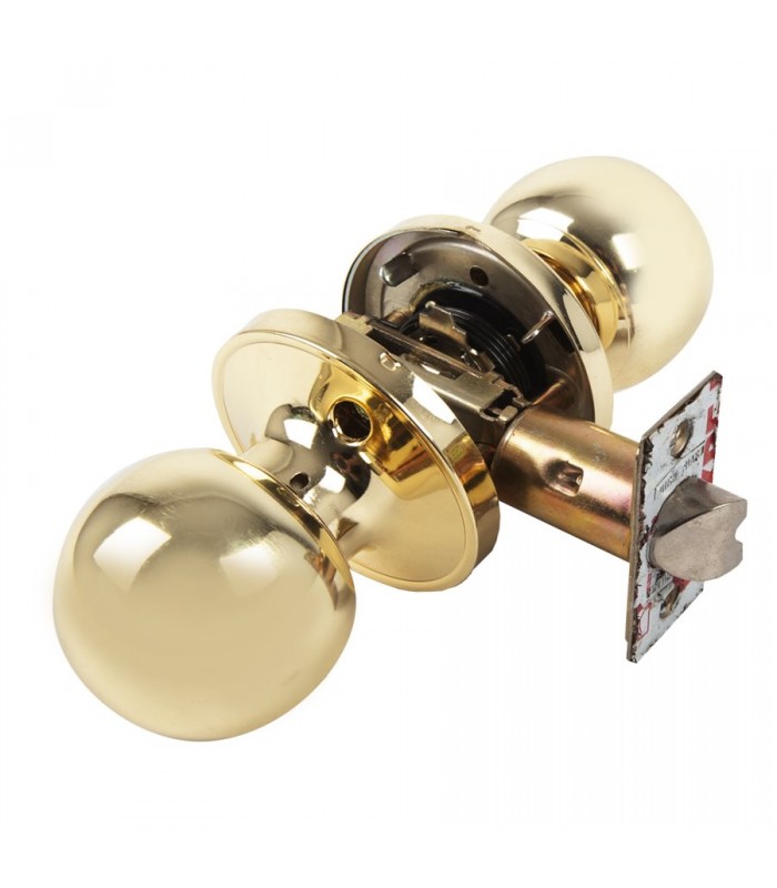 Tough Guard Door Lock Knob Passage Polish Brass