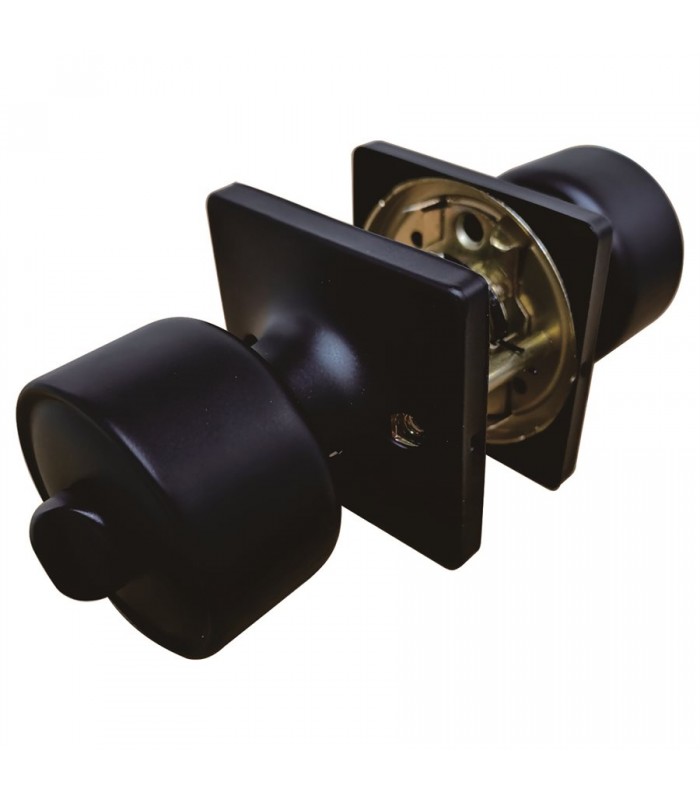 Tough Guard Door Lock Knob Privacy Cove Matte Black