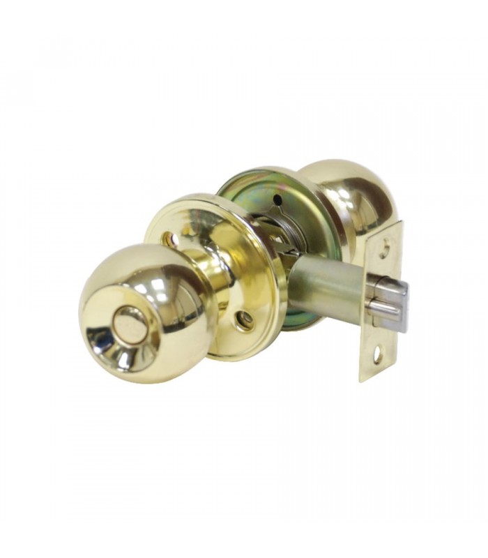 Tough Guard Door Lock Knob Privacy Polished Brass