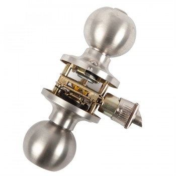 Tough Guard Door Lock Knob Privacy Stainless Steel Finish