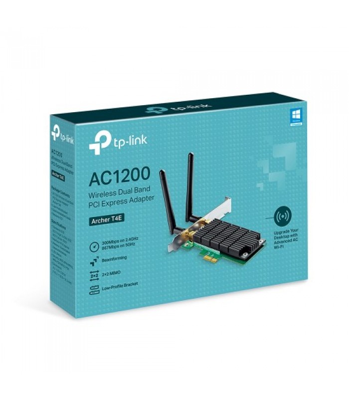 TP-Link T4E Adaptateur WiFi bi-bande AC 1200 Mbps PCI Express