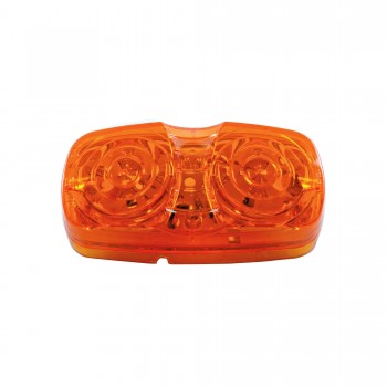 Uni-Bond LED2040-16A - 2″ x 4″ Bullseye LED Lamp – 16 Diodes Amber