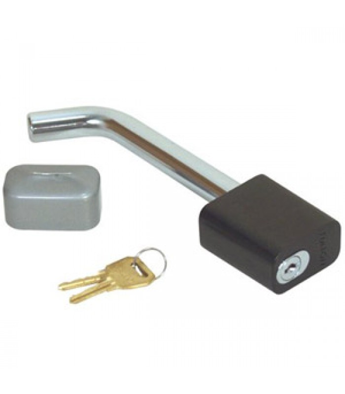 Valley  Trailer Hitch Lock with 2 Keys - 1/2 in.