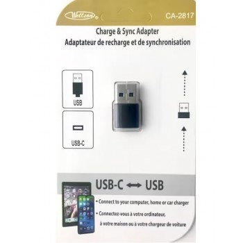 Wellson Adaptateur USB-C pour recharge et synchronisation