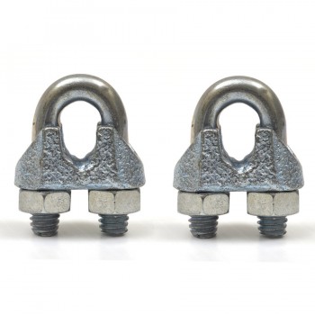 Bride en métal - 3.2 mm (1/8 po) - Paquet de 2