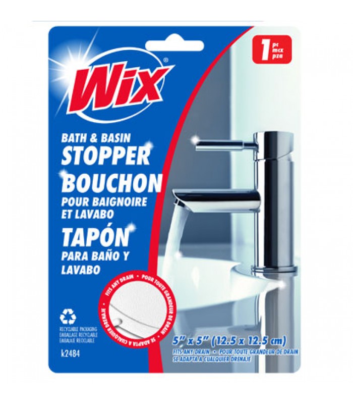 Wix Bath & Bassin stopper 12.5 x 12.5 cm