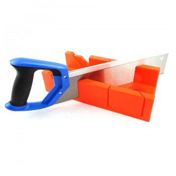Workbench 12 in. Plastic Mitre Box with Back Saw