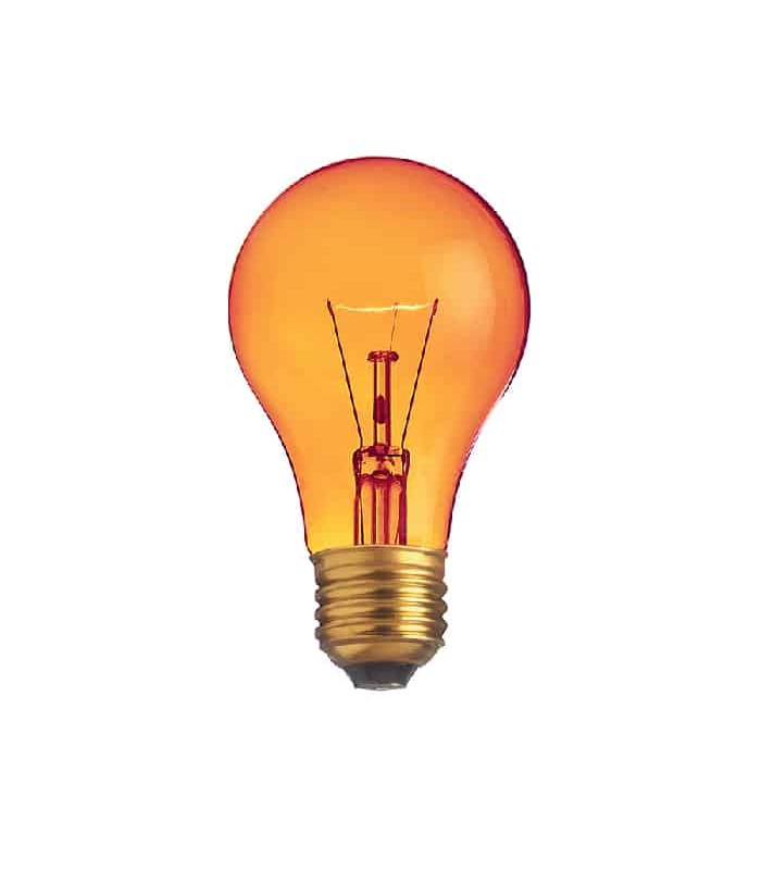 Xtricity A19 Party Light Bulb - 130 V - 60 W - E26 - Amber