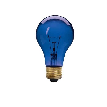 Xtricity A19 Party Light Bulb - 130 V - 60 W - E26 - Blue