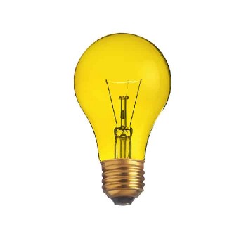 Xtricity A19 Party Light Bulb - 130 V - 60 W - E26 - Yellow
