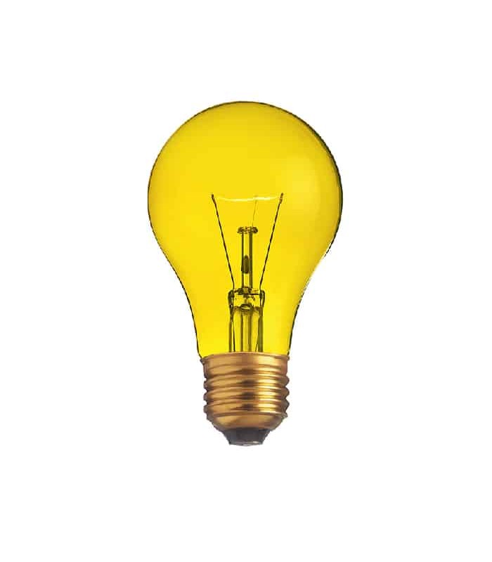 Xtricity A19 Party Light Bulb - 130 V - 60 W - E26 - Yellow