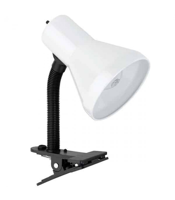 Xtricity Gooseneck Desk Lamp with Clip - White