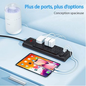 Bototek Multiprise, Barre d'alimentation, 5A 125-/60Hz, Puissance 1875W