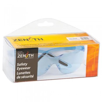 Z500 Series Safety Glasses, Blue Lens, Anti-Scratch Coating, CSA Z94.3