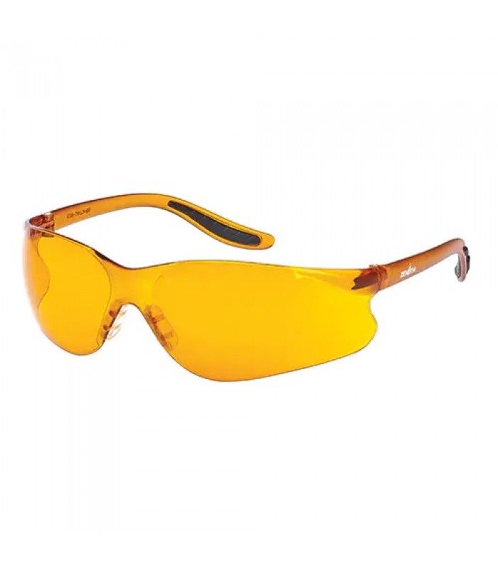 Zenith Lunettes de sécurité Z500, Lentille Orange, Revêtement Anti-égratignures, CSA Z94.3