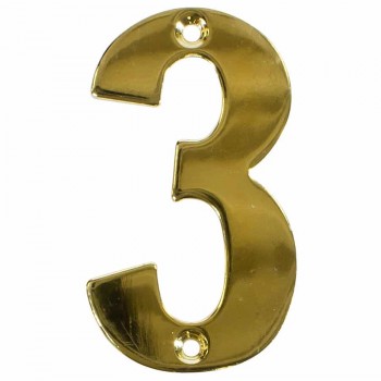 Numéro en bronze ( 3 )