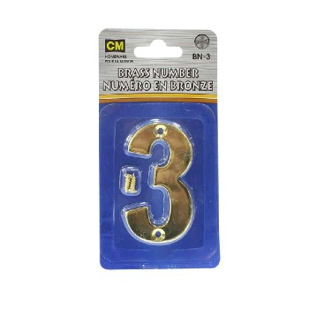 Numéro en bronze ( 3 )