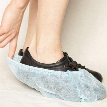 TWXpert Disposable Shoe & Boot Covers PE Coating - 5 Pairs