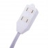 FlexiCord Extension Cord Indoor SPT-2 16/2 3-Tap White 4.5m/14.7ft