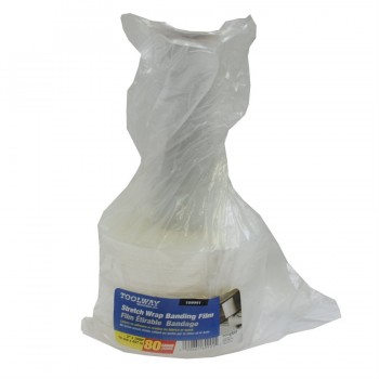 Stretch Wrap / Banding Film 3 in. x 1500 ft. 75 Gauge with handle