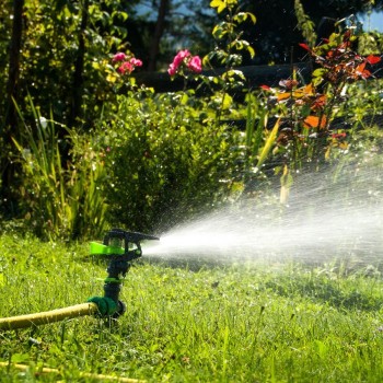 ProYard Lawn Sprinkler Metal Impulse 1-Way with Spike