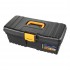 Stinson Plastic Toolbox Without Tray 12in Black/Orange