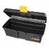 Stinson Plastic Toolbox Without Tray 12in Black/Orange