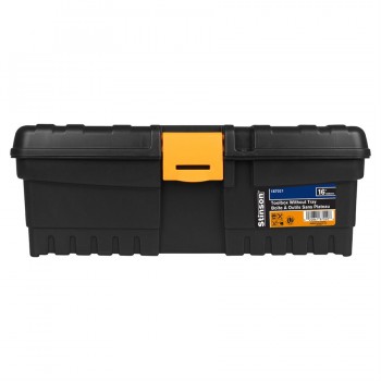 Stinson Boîte à Outils Plastique Sans Plateau 16 po Noir/Orange